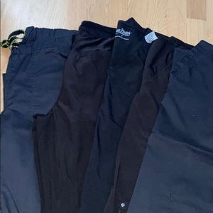 Scrubs not matching size small all black